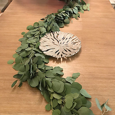 InBloom Silver Dollar Eucalyptus Garland
