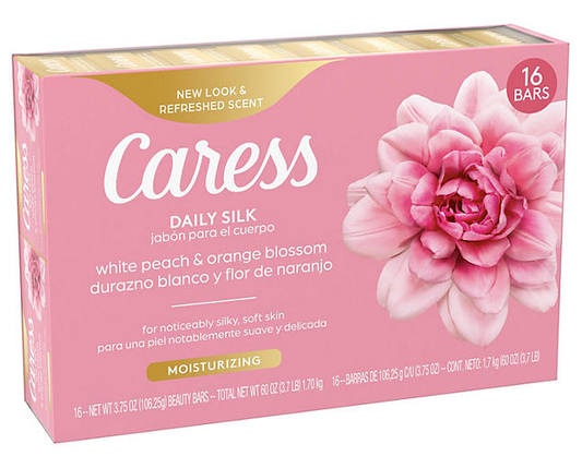 Caress Daily Silk Beauty Bar, 14 ct./4 oz.