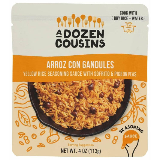 A DOZEN COUSINS Grocery > Cooking & Baking > Seasonings A DOZEN COUSINS: Arroz Con Gandules Seasoning Sauce, 4 oz