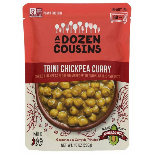 A DOZEN COUSINS Grocery > Pantry A DOZEN COUSINS Trini Chickpea Curry, 10 oz