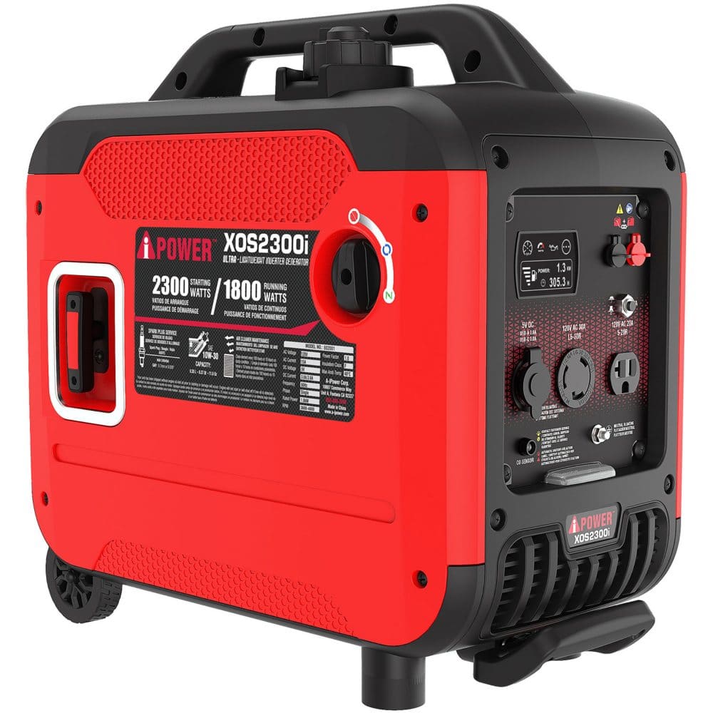 A-iPower 2300 Watt Portable Generator Inverter With Portability Kit And CO Sensor - A-iPower Generator - A-iPower