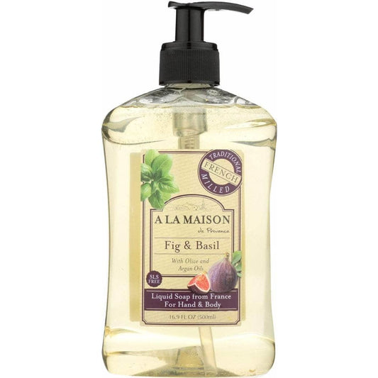 A LA MAISON DE PROVENCE A La Maison Fig & Basil Liquid Soap, 16.9 Fl Oz