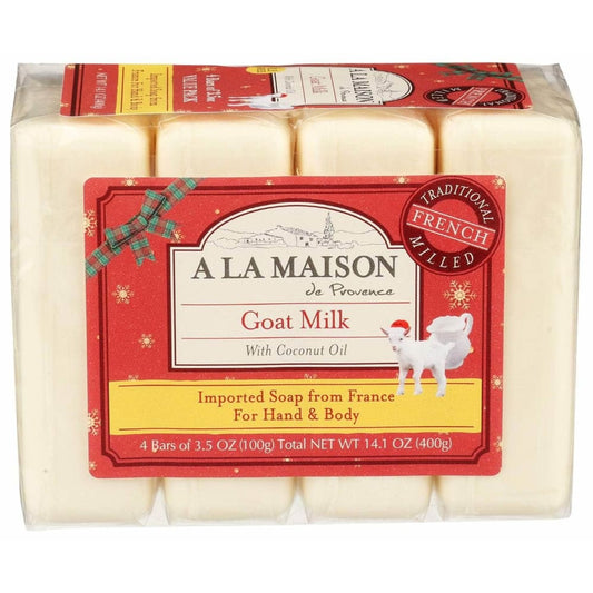 A LA MAISON A LA MAISON Goat Milk With Coconut Oil, 4 pk