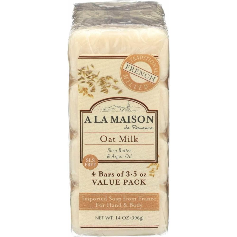 A LA MAISON A LA MAISON Oat Milk Soap Bar 4pk, 14 oz