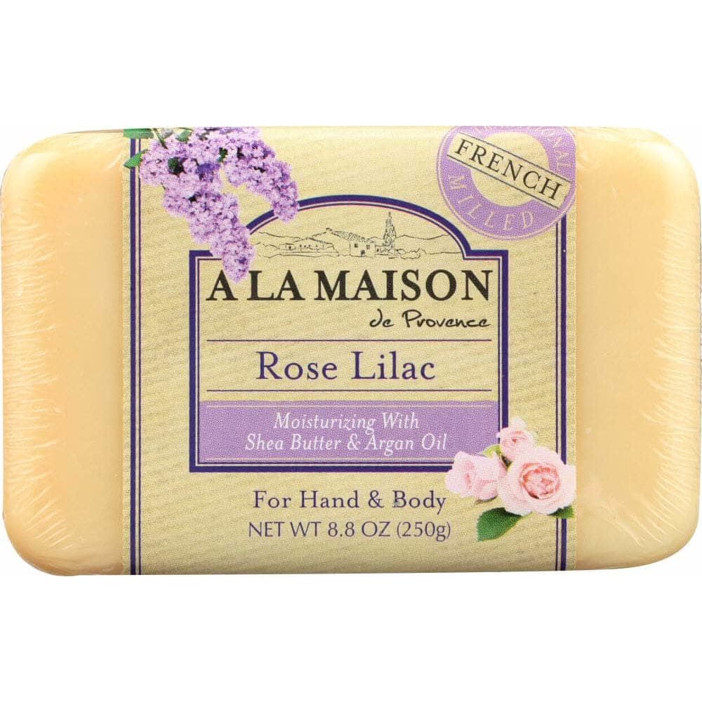 A LA MAISON DE PROVENCE A La Maison Rose Lilac Bar Soap, 8.8 Oz