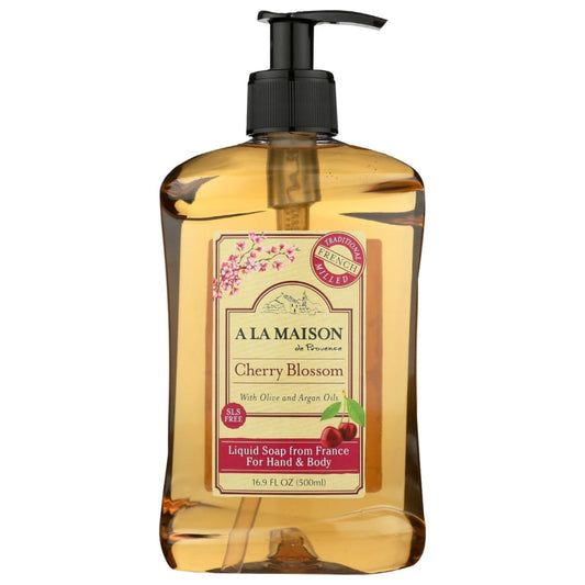 A LA MAISON: Soap Liq Cherry Blossom 16.9 fo (Pack of 4) - Beauty & Body Care > Soap and Bath Preparations > Soap Liquid - A LA MAISON