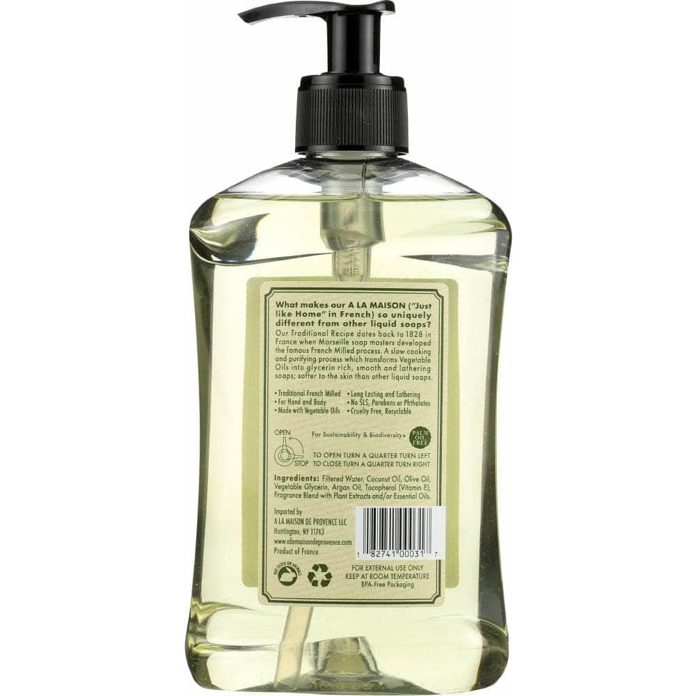A LA MAISON DE PROVENCE A La Maison Soap Liquid French Rosemary Mint, 16.9 Fo