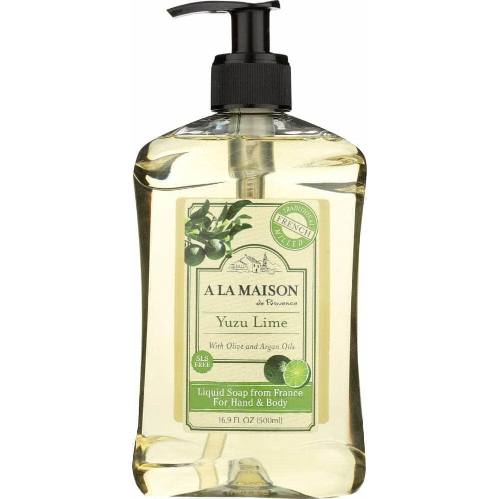A La Maison De Provence A La Maison Yuzu Lime Liquid Soap, 16.9 fl oz