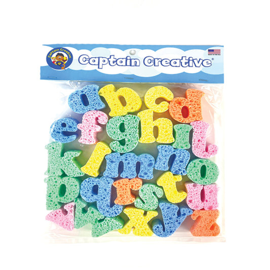 2In Lower Case Alphabet Super Sponges