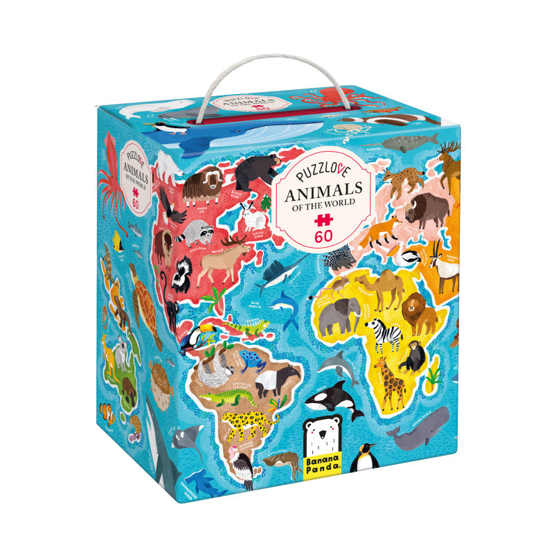 Puzzlove Animals Around The World (Pack of 2)