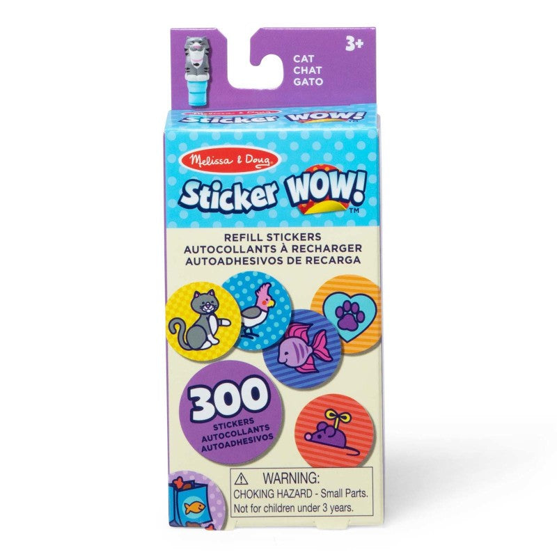 Cat Refill Stickers Sticker Wow (Pack of 8)