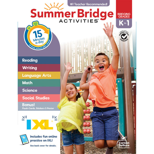Summer Bridge Activities Gr K - 1 (Pack of 3)