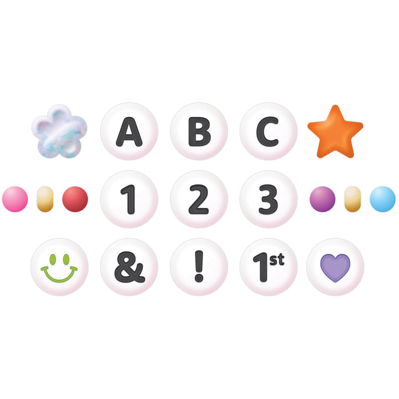 Friendship Beads Circle Letters (Pack of 3)