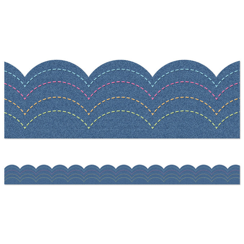 Crafty & Cool Denim Border (Pack of 10)
