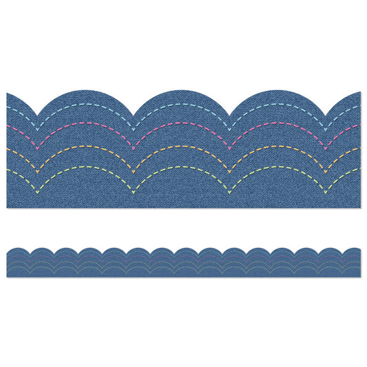 Crafty & Cool Denim Border (Pack of 10)