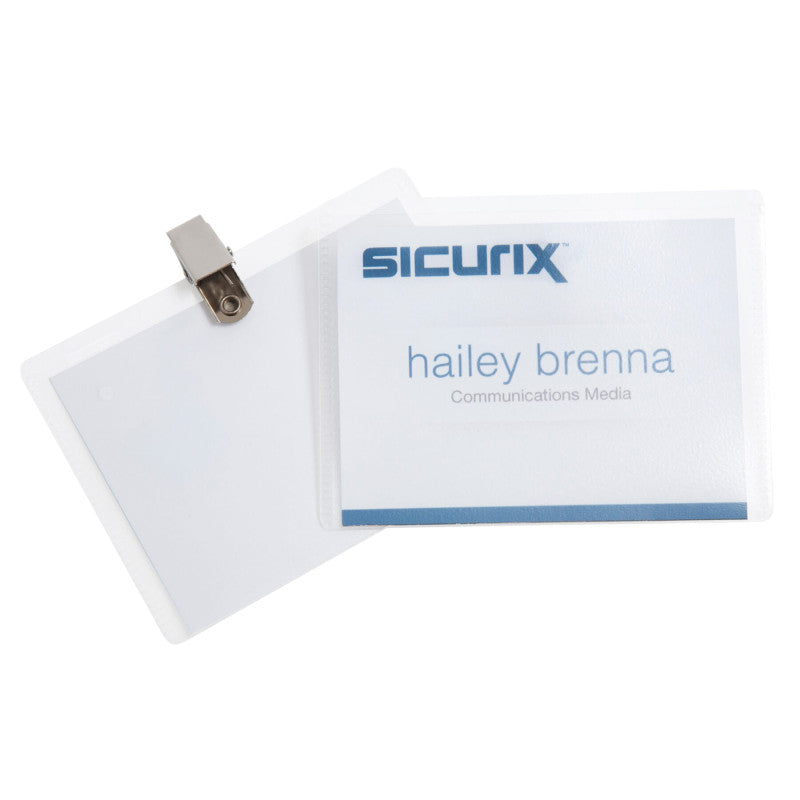 Clip Badge Kit 4X3In 50/Bx