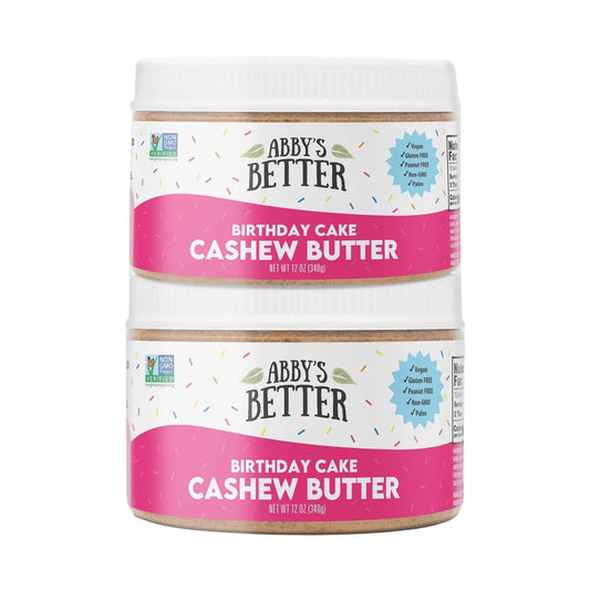 Abby’s Better Abby’s Better Birthday Cake Cashew Butter 2 pk./12 oz. - Home/Grocery Household & Pet/Canned & Packaged Food/Sauces Condiments