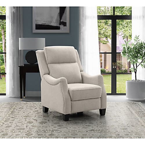 Abbyson Living Cameron Tufted Push-Back Recliner | ShelHealth