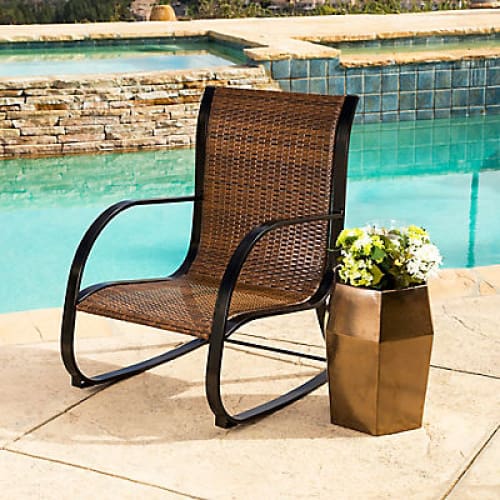 Abbyson Living Hamptons Outdoor Rocking Chair - Home/Patio & Outdoor Living/Patio Furniture/Rocking Chairs & Gliders/ - Abbyson Living