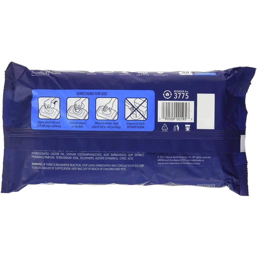 ABENA Abena Wipes Cleansing, 48 Pk