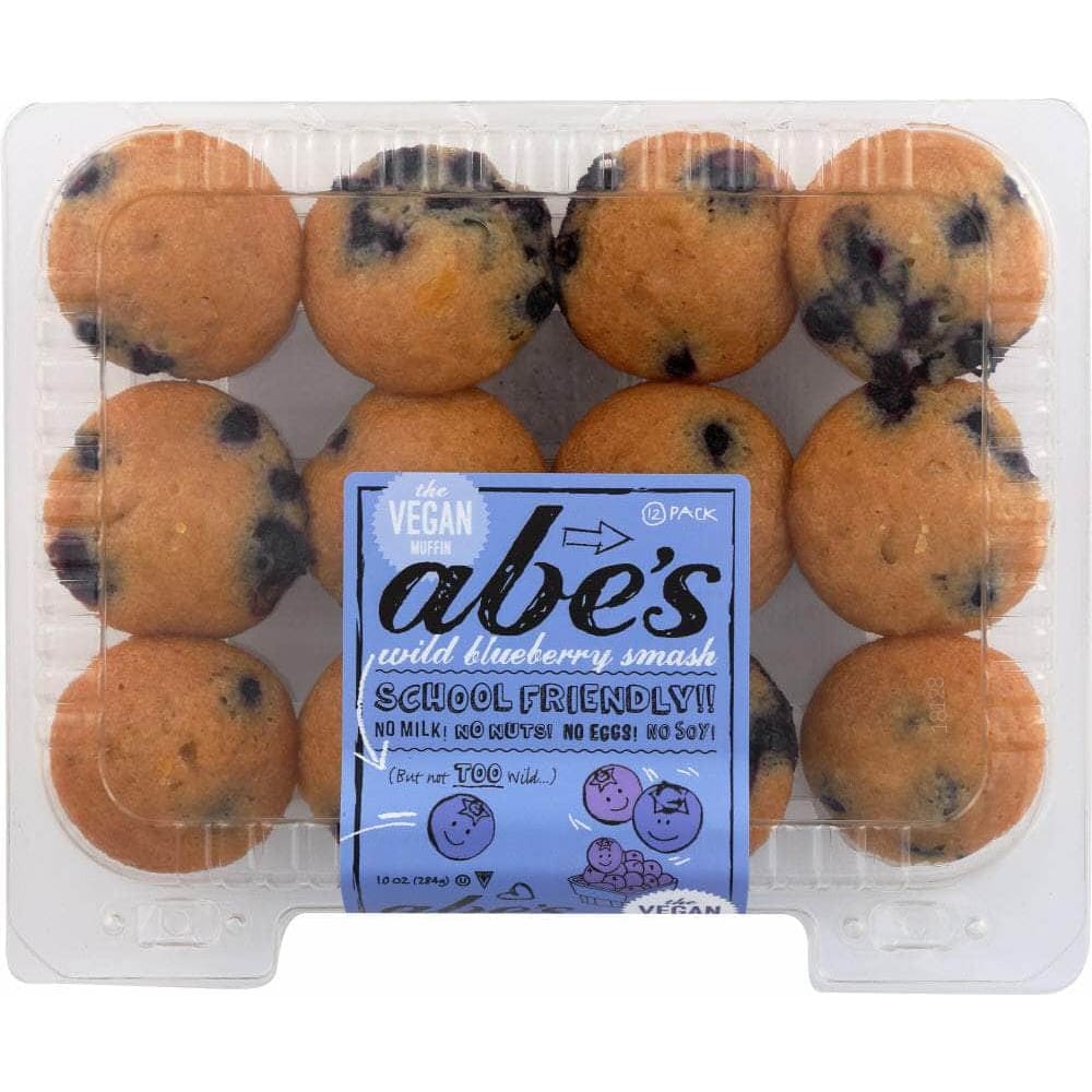 Abes Muffin Abe's Vegan Wild Blueberry Smash Muffins, 10 Oz