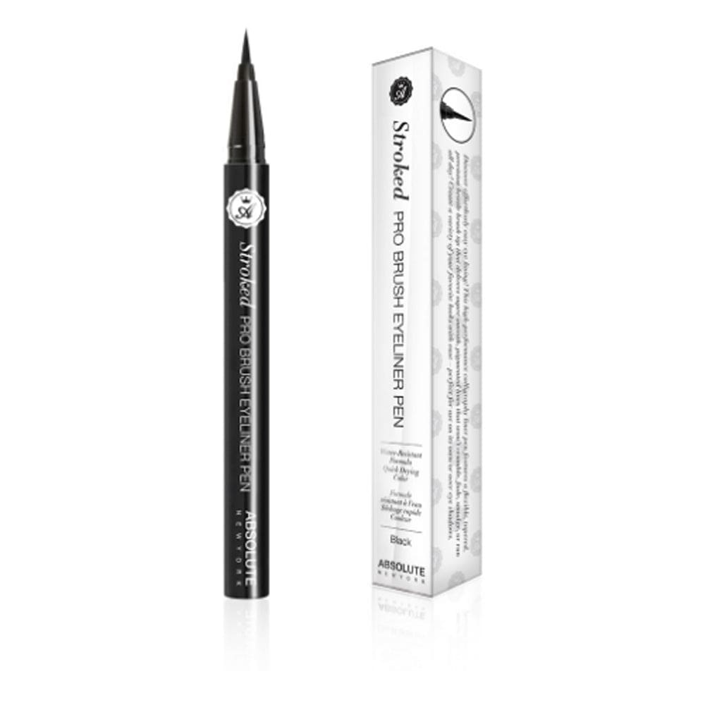 ABSOLUTE Stroked Pro Brush Eyeliner Pen - Black