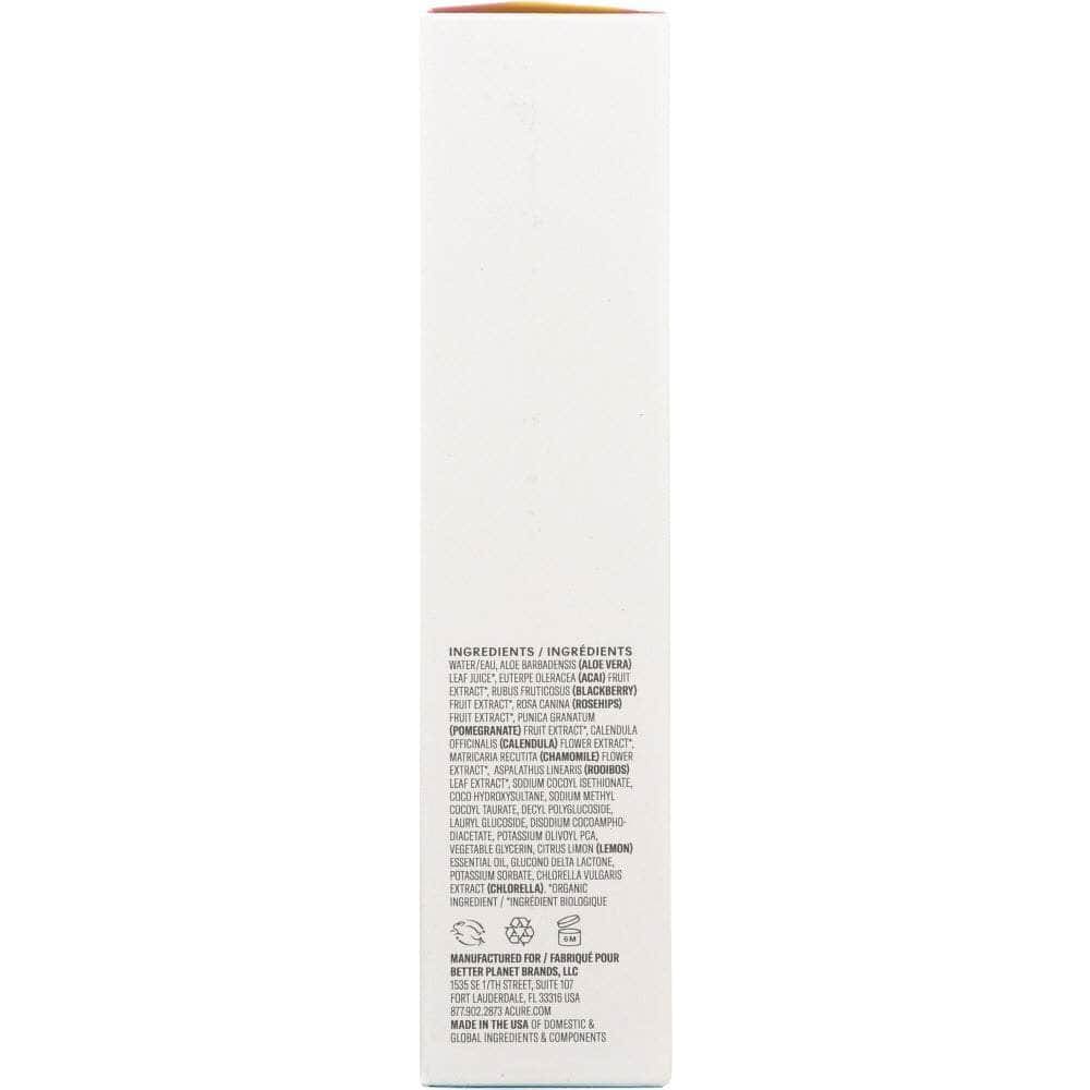 ACURE Acure Brilliantly Brightening Cleansing Gel, 4 Fl Oz