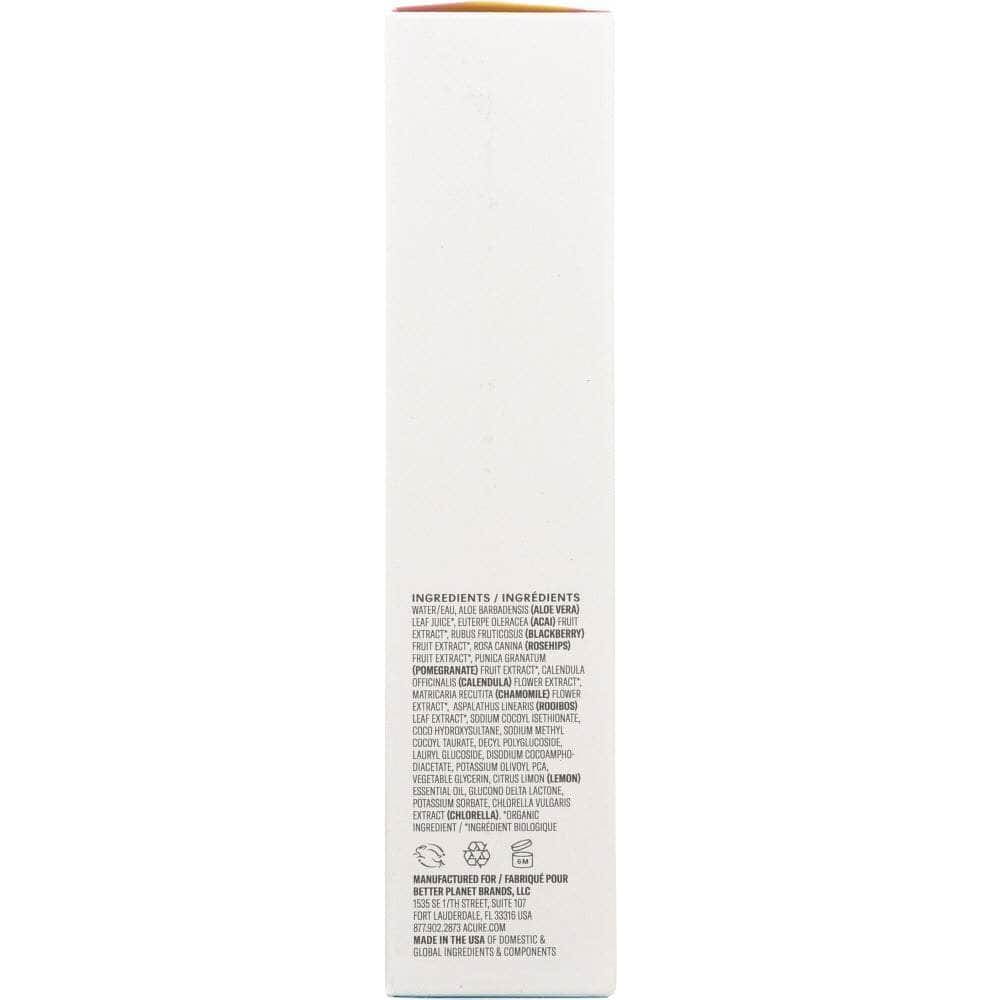 ACURE Acure Brilliantly Brightening Cleansing Gel, 4 Fl Oz