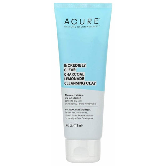 ACURE Acure Cleansing Clay Chrcl Lmnd, 4 Fo