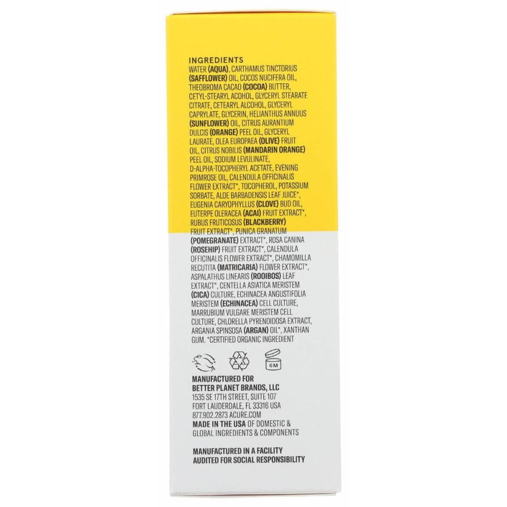 ACURE Acure Cream Day Brightening, 1.7 Oz