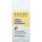 ACURE Acure Deodorant Lemon Verbena, 2.25 Oz