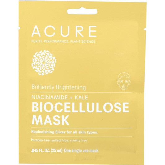 Acure Acure Mask Biocellulose Brightening, 1 ea
