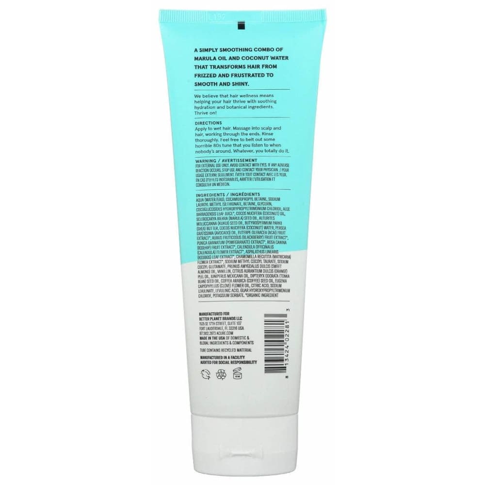 ACURE Acure Simply Smoothing Shampoo, 8 Fo