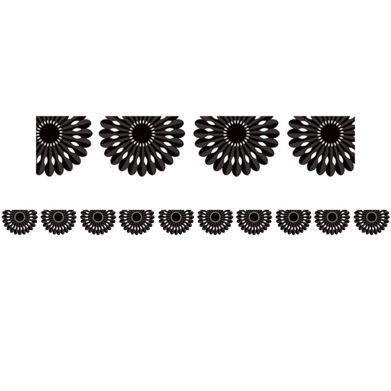 Black & White Fiesta Border Die-Cut (Pack of 10)