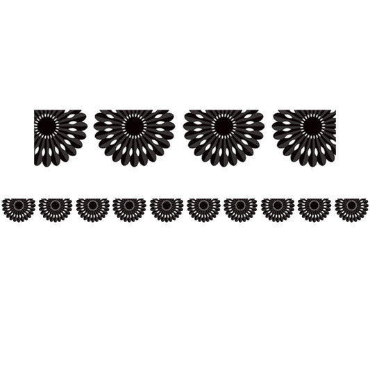 Black & White Fiesta Border Die-Cut (Pack of 10)
