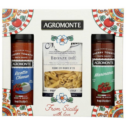 AGROMONTE Grocery > Pantry > Pasta and Sauces AGROMONTE Pasta And Pasta Sauce Gift Box, 1 ct