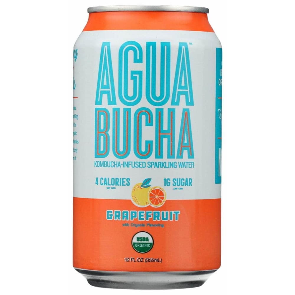 AGUA BUCHA Grocery > Beverages > Water > Sparkling Water AGUA BUCHA Water Sprk Kmbch Inf Grfr, 12 fo