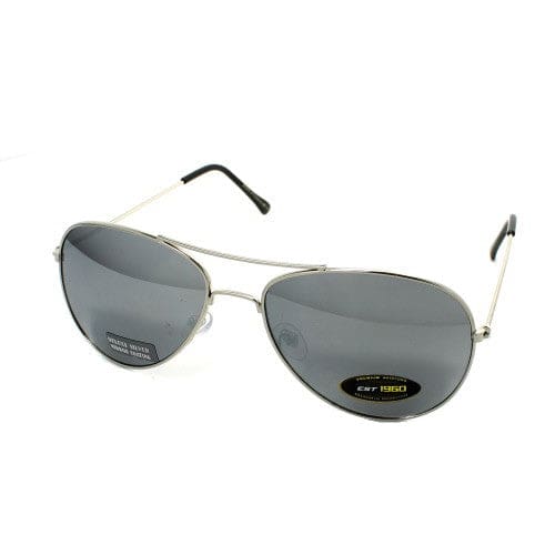 Air Force Aviator Silver Mirror Sunglasses