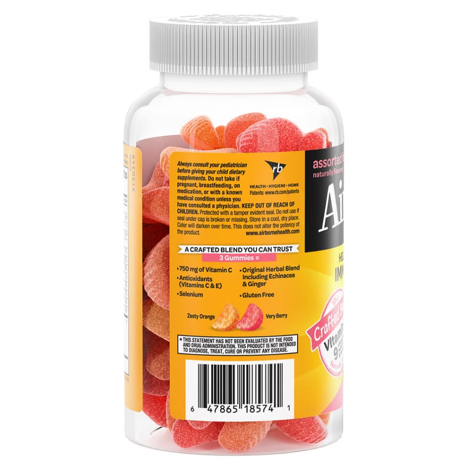 Airborne Immune Support Supplement 75 Gummies - All Vitamins & Supplements - Airborne