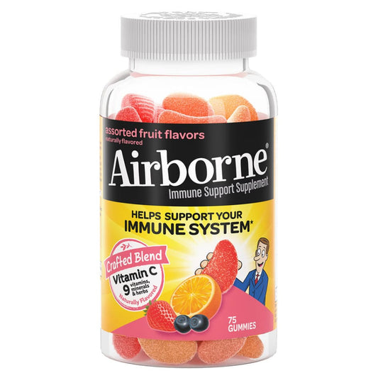 Airborne Immune Support Supplement 75 Gummies - All Vitamins & Supplements - Airborne
