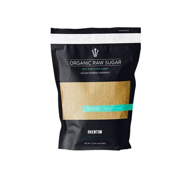 AKENTON: Organic Raw Sugar 1.5 lb (Pack of 4) - Grocery > Cooking & Baking > Sugars & Sweeteners - AKENTON