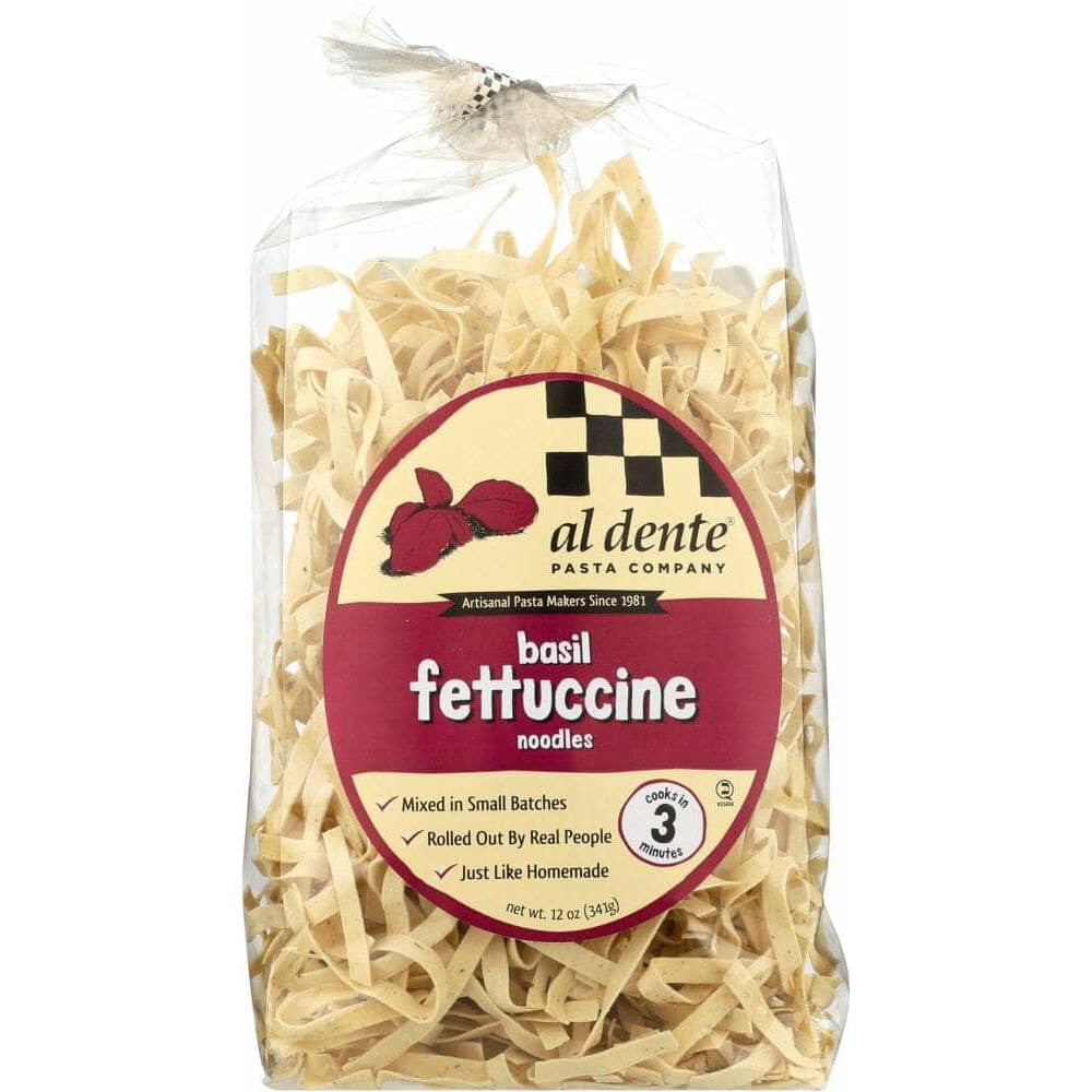 Al Dente Al Dente Basil Fettuccine Noodles, 12 oz