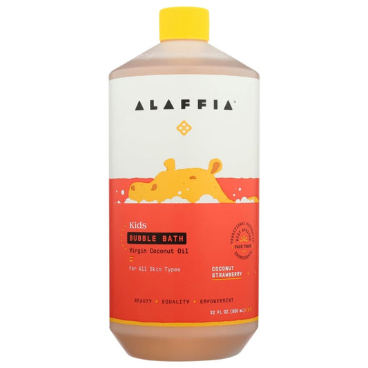 ALAFFIA: Bath Bubble Coconut Strwb 32 FO (Pack of 2) - Beauty & Body Care > Soap and Bath Preparations > Bubble Bath - ALAFFIA