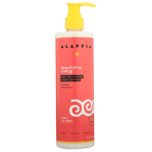 ALAFFIA: Curl Activating Cream Shampoo 12 fo (Pack of 3) - Beauty & Body Care > Hair Care > Shampoo & Shampoo Combinations - ALAFFIA