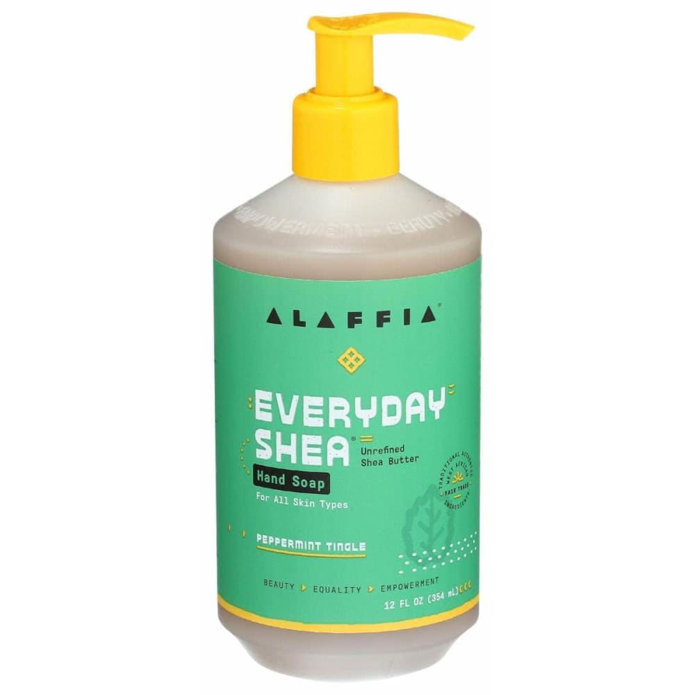 ALAFFIA Alaffia Everyday Shea Hand Soap Peppermint Tingle, 12 Fo