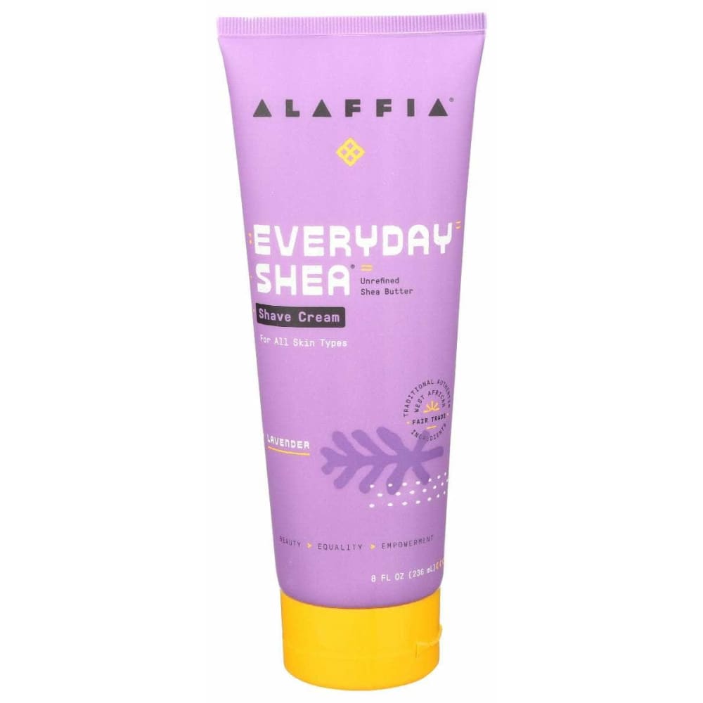 ALAFFIA ALAFFIA Everyday Shea Shave Cream Lavender, 8 fo