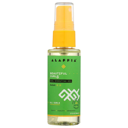 ALAFFIA: Hydrating Curl Oil 2 fo (Pack of 4) - Beauty & Body Care > Hair Care > Hair Styling Products - ALAFFIA