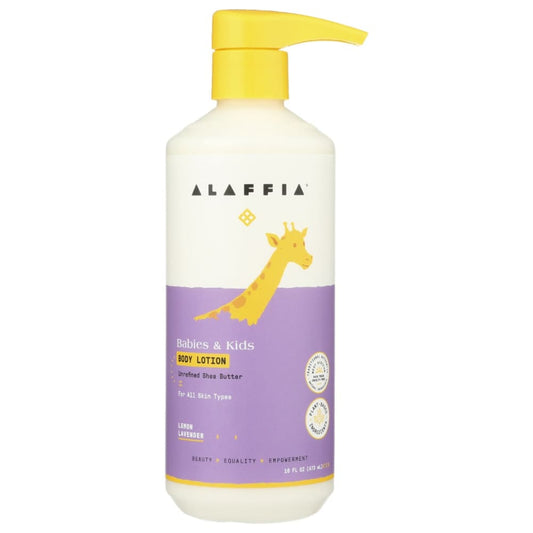 ALAFFIA: Kids Body Lotion Lemon Lavender 16 fo (Pack of 4) - Beauty & Body Care > Skin Care > Body Lotions & Cremes - ALAFFIA