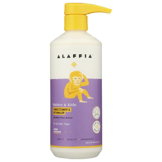 ALAFFIA: Kids Conditioner Detangler Lemon Lavender 16 fo (Pack of 4) - Beauty & Body Care > Hair Care > Conditioner - ALAFFIA