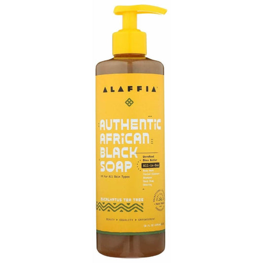 ALAFFIA Beauty & Body Care > Soap and Bath Preparations > Soap Liquid ALAFFIA: Soap Auth Blck Euclpts Tt, 16 fo